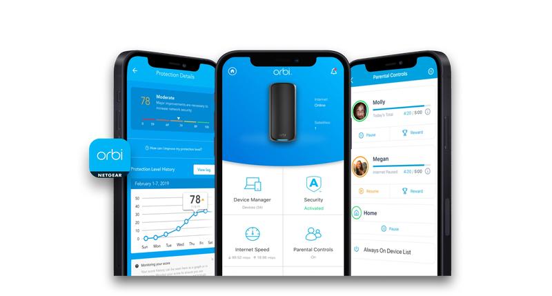 Managing an Orbi network in the Orbi app