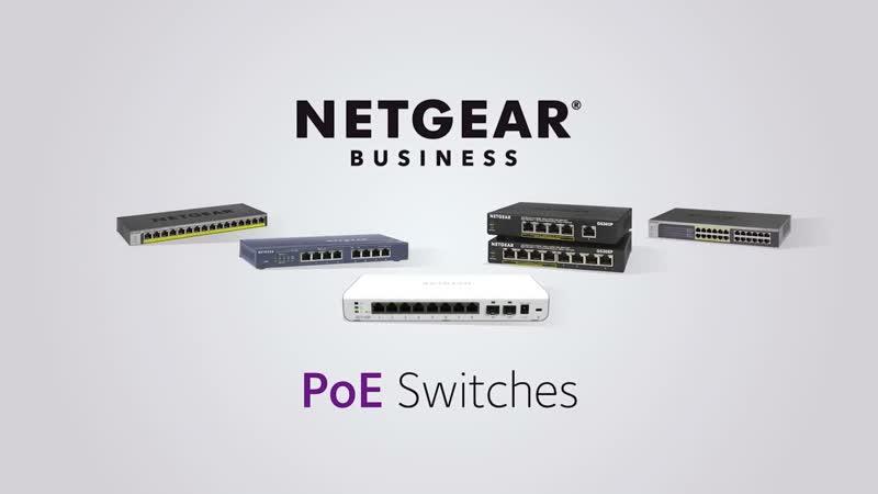 NETGEAR PoE+対応ギガビット16ポート アンマネージエッセンシャルスイッチ