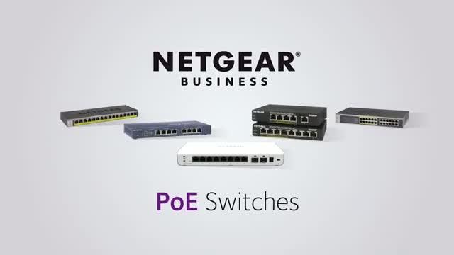 NETGEAR PoE+対応 ギガビット16ポート アンマネージエッセンシャルスイッチ