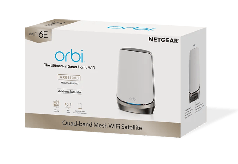 Orbi RBSE960 WiFi 6E Add-On Satellite - NETGEAR