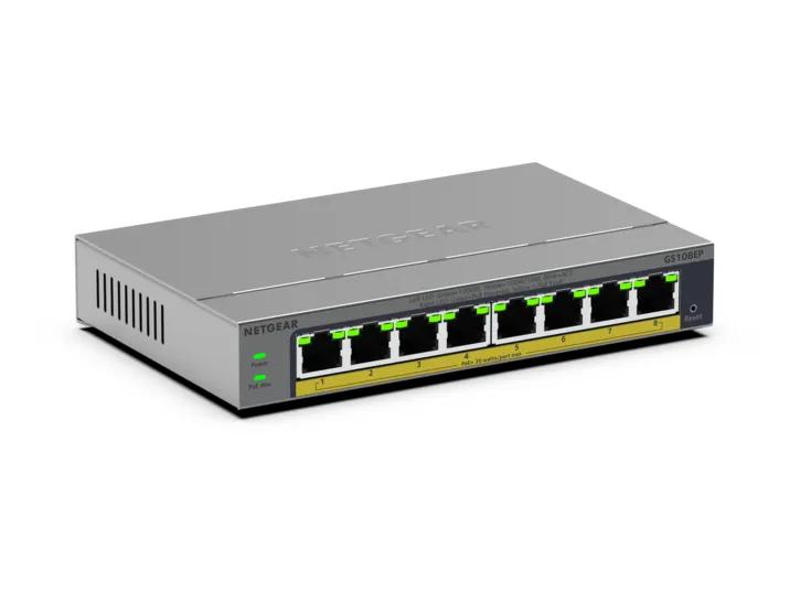 8-Port Gigabit Ethernet PoE+ Easy Smart Switch (63W)