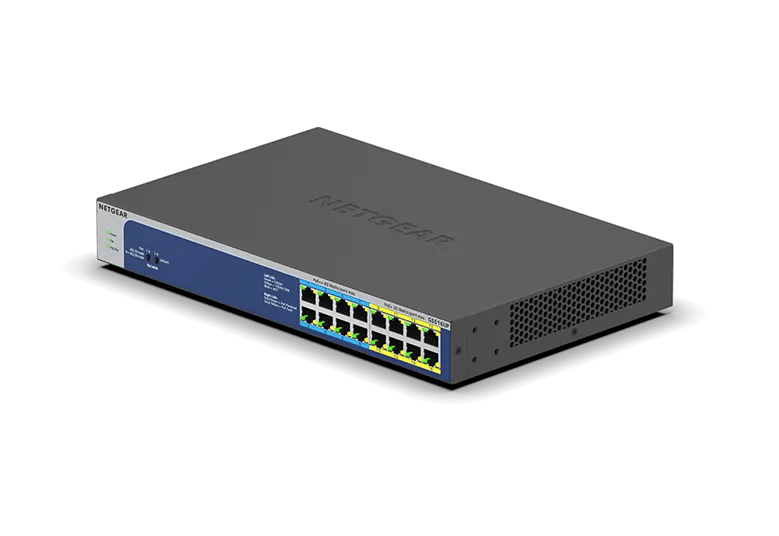 Gigabit Unmanaged Switch Series - GS516UP | NETGEAR
