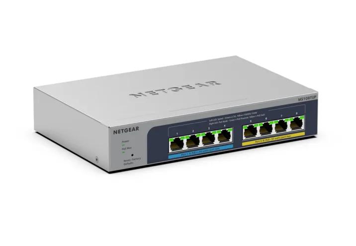 XS508TM 8-port 10G/Multi-Gig Smart Cloud Switch with 10G SFP+