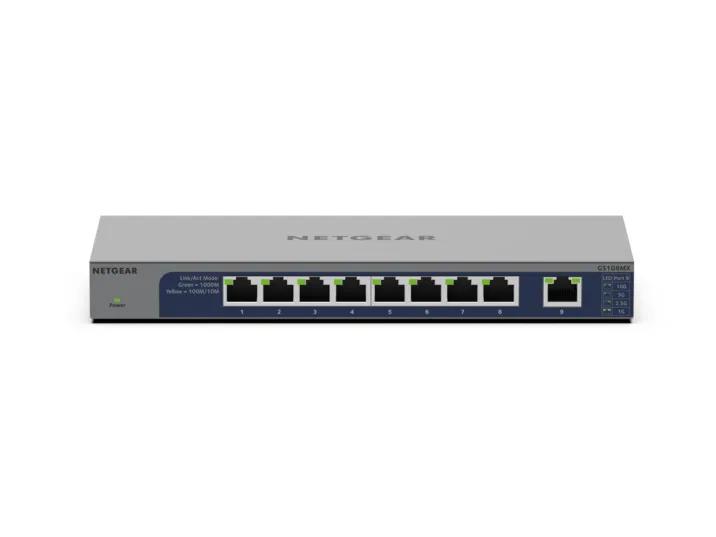 8-Port 1Gb Switch mit 10G/Multi-Gig-Port GS108MX - NETGEAR