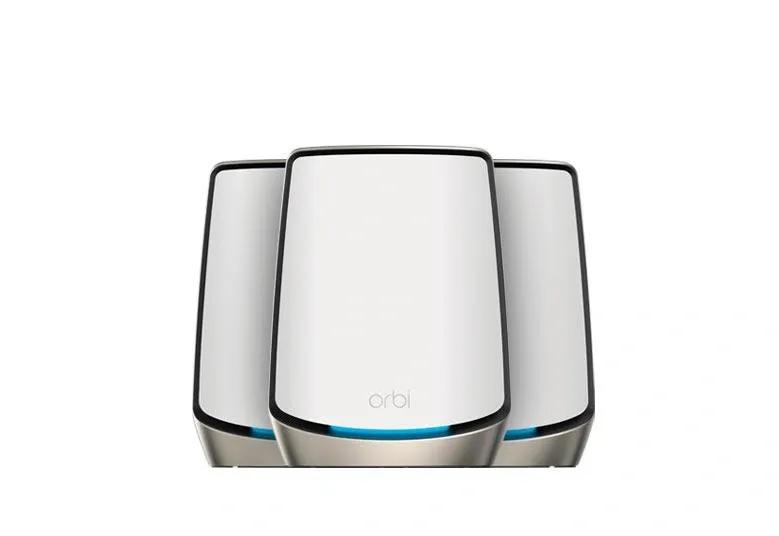 ​【壁掛けキット3台分付】NETGEAR Orbi RBK863S WiFi6 NETGEAR RBK863S - Orbi Tri-Band Mesh WiFi 6 System