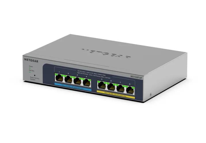 MS108TUP 8-Port Multi-Gig 2.5G PoE++ Smart Cloud Switch - NETGEAR