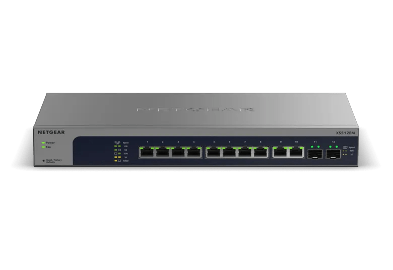 12-Port 10G/Multi-Gigabit Ethernet Easy Smart Managed Switch with