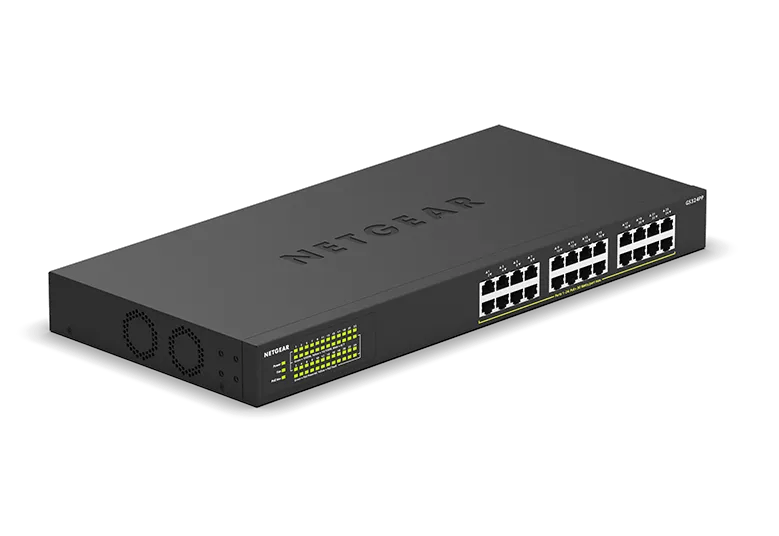 NETGEAR GS324-100JPS  6つ NETGEAR 24-Port Gigabit Ethernet Unmanaged PoE+ Essentials Switch