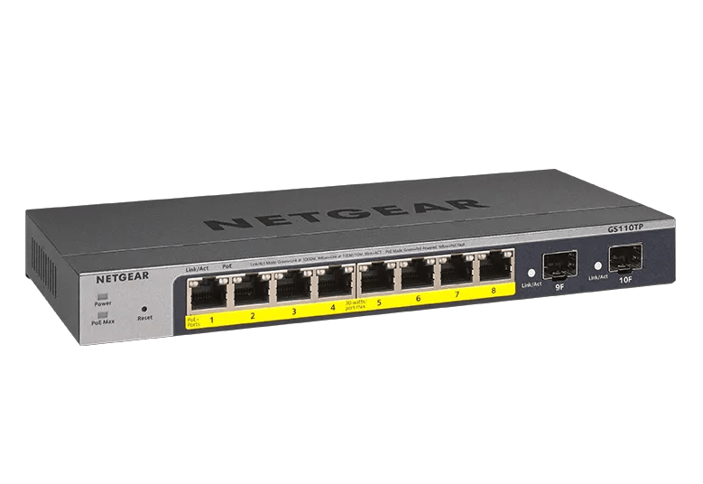 Smart Cloud Switches - GS110TPv3 | NETGEAR