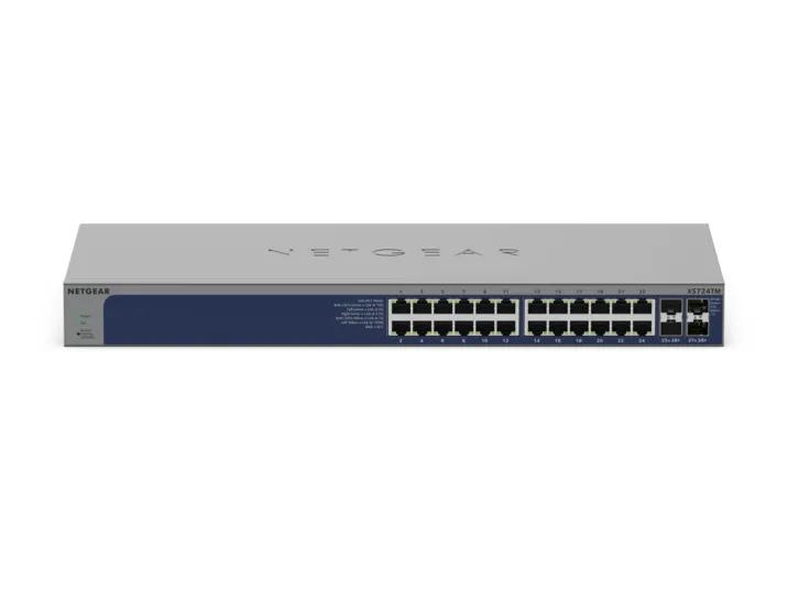 10G SFP+×4ポート搭載 10G/マルチギガビット24ポート スマートスイッチ