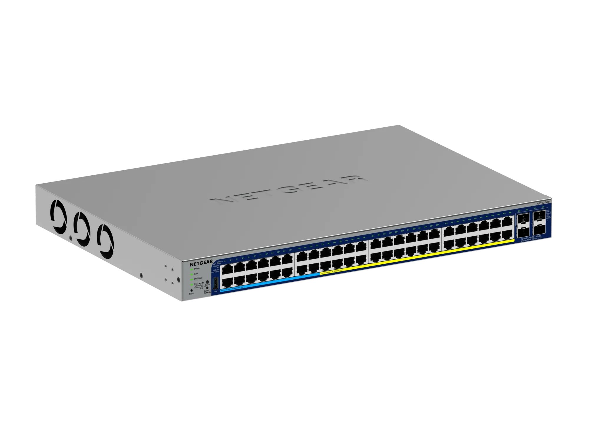 48-Port Gigabit Ethernet PoE++ Smart Switch w/ optional Remote
