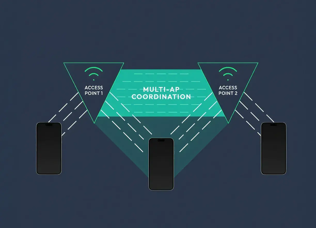 WiFi 7 multi-AP coordination diagram