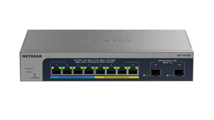 NETGEAR 8-Port Ultra60 PoE++ Multi-Gigabit Smart Managed Switch with 2 10G SFP+ Ports