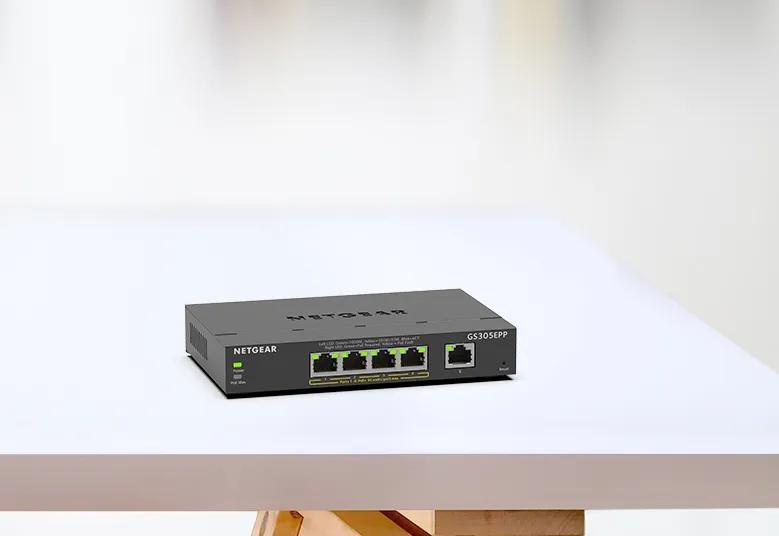 NETGEAR 5-Port Gigabit Ethernet Easy Smart Essentials PoE Switch