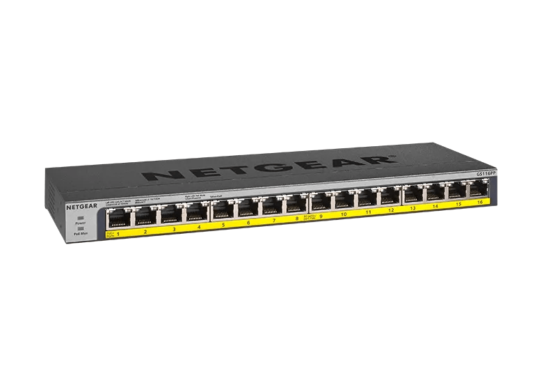 【動作品】NETGEAR GS116PP PoE+ 16ポート スイッチングハブ Amazon | 【正規品】 ネットギア NETGEAR スイッチングハブ 16ポート