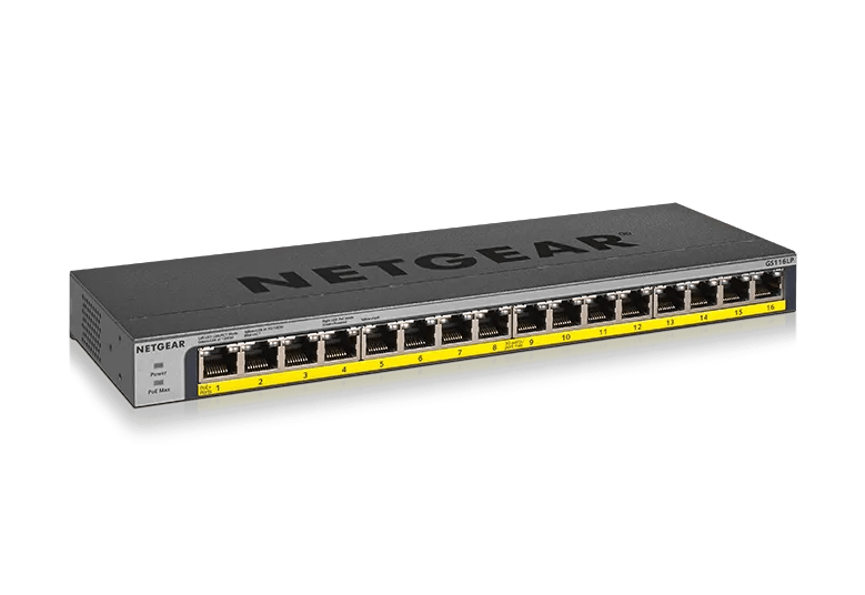 【正規品】NETGEAR GS116PP-100AJS GS116LP | PoE+ Supported Unmanaged Switches | NETGEAR