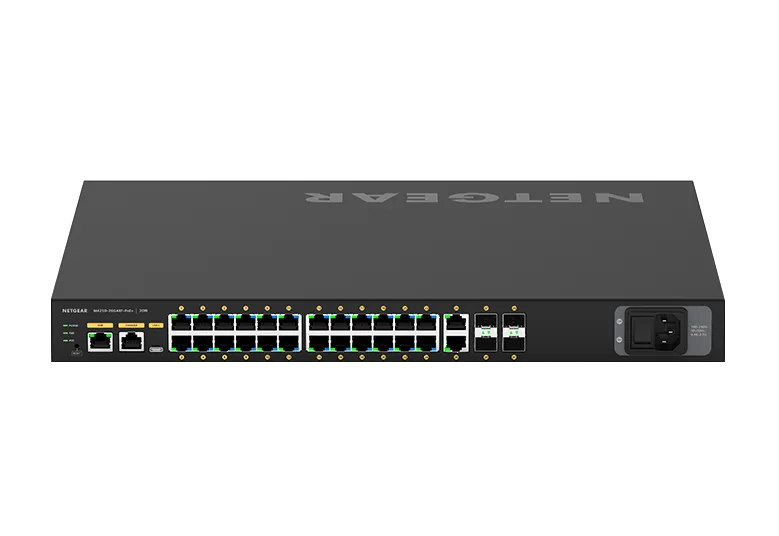 NETGEAR GSM4230P-100AJS POE+スイッチ 未開封品 M4250 Managed Switch GSM4230P - 24x1G PoE+ Ports for AV