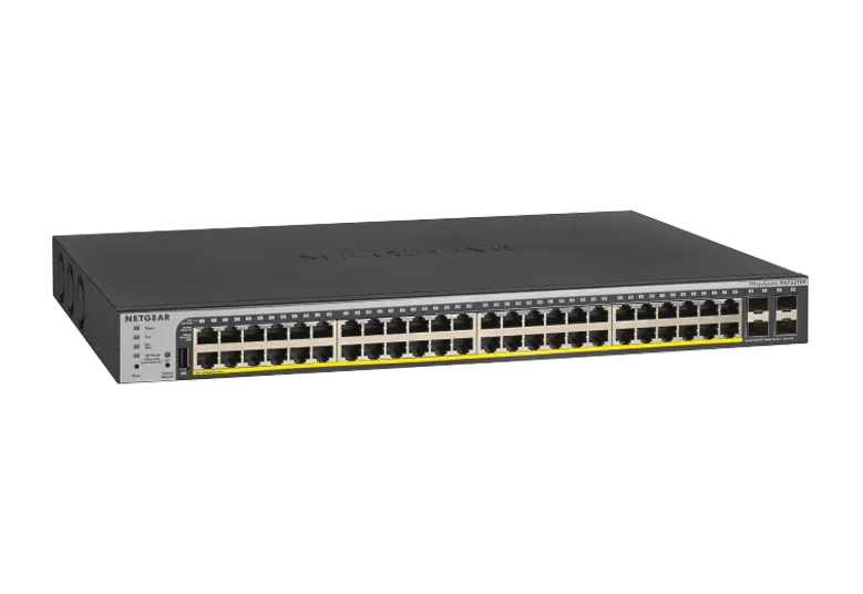48-Port Gigabit PoE+ Smart Switch w/ optional Remote/Cloud Management and 4 SFP Ports (760W)
