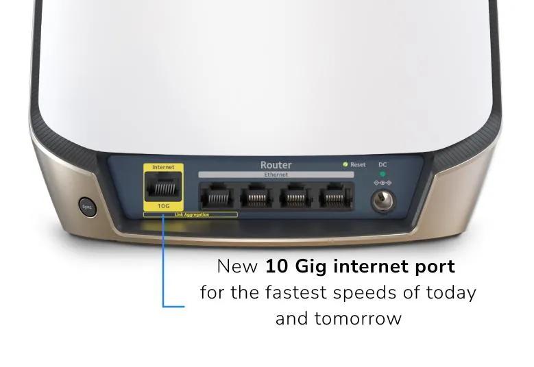 NETGEAR RBK863S - Orbi Tri-Band Mesh WiFi 6 System