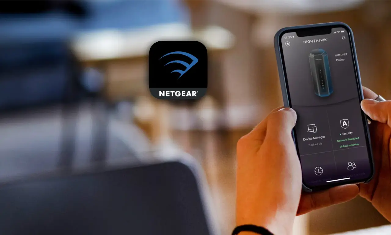 The Nighthawk app open on a phone