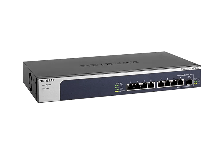 NETGEAR XS508M-100AJS 10G対応スイッチングハブ Gigabit Unmanaged Switch Series - XS508M | NETGEAR