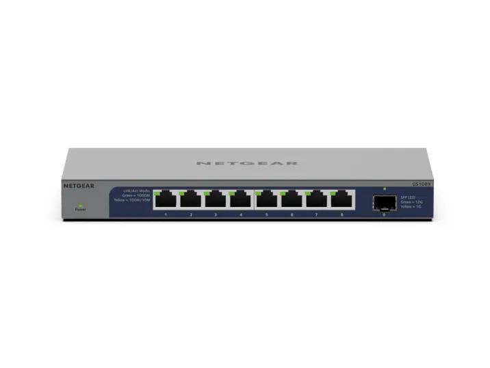 8-port 1Gb Switch with 10gb SFP+ Uplink GS108X - NETGEAR