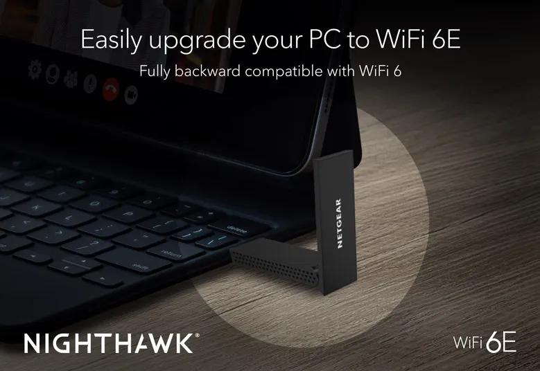 WiFi 6E Adapter for USB 3.0 Ports - Nighthawk A8000 - NETGEAR