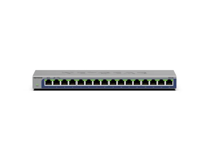 ルーター・ネットワーク機器 NETGEAR ProSAFE GS116E 16Port 16-Port Gigabit Ethernet Unmanaged Switch