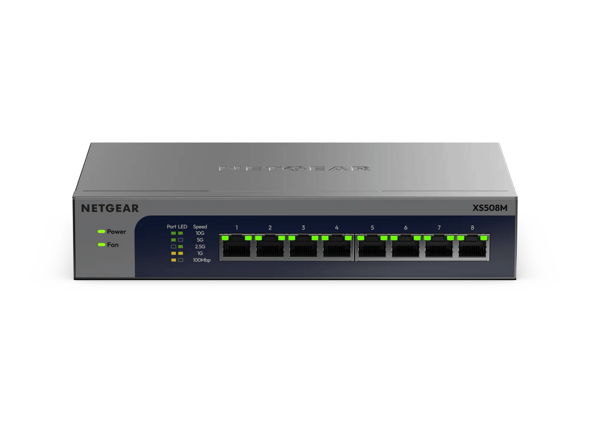 (中古)NETGEAR 10GB 8ポート Hub XS508M-100AJS Gigabit Unmanaged Switch Series - XS508M | NETGEAR