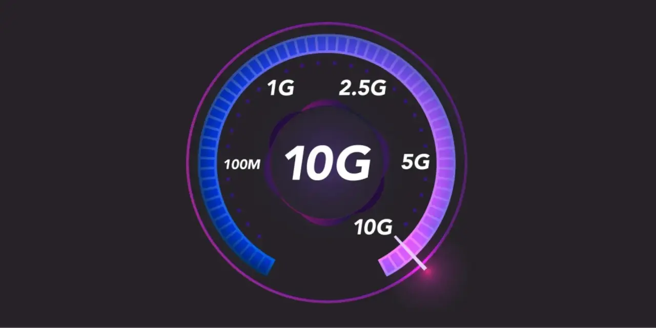 Multi-Gigabit speed dial from 100M to 10G