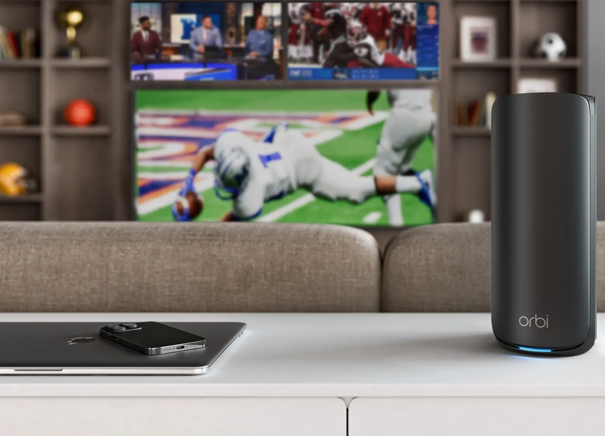 Orbi RBE870 Black Sports Streaming HR