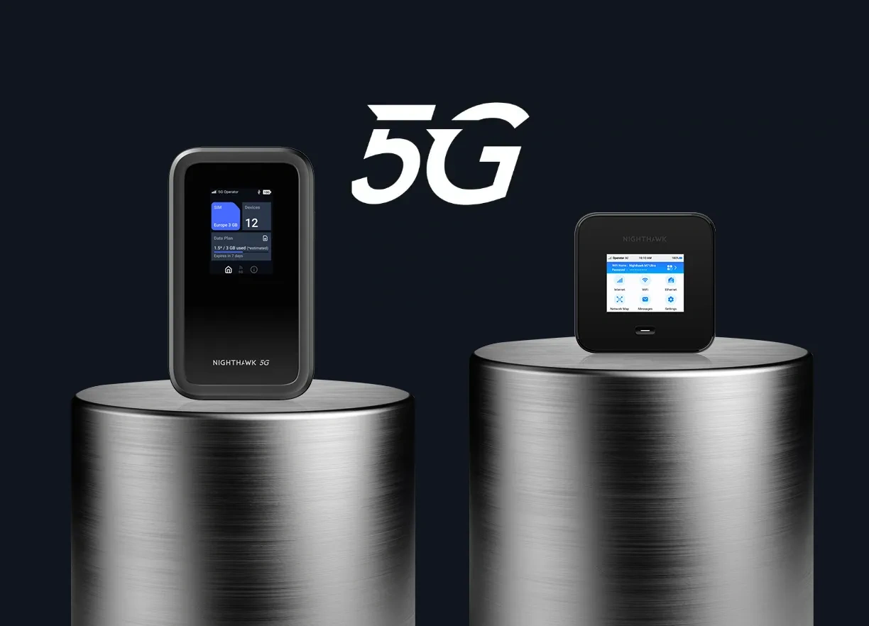 AU MrkgPg 5G mobile routers desktop