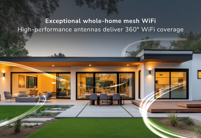 Exceptional whole-home mesh WiFi