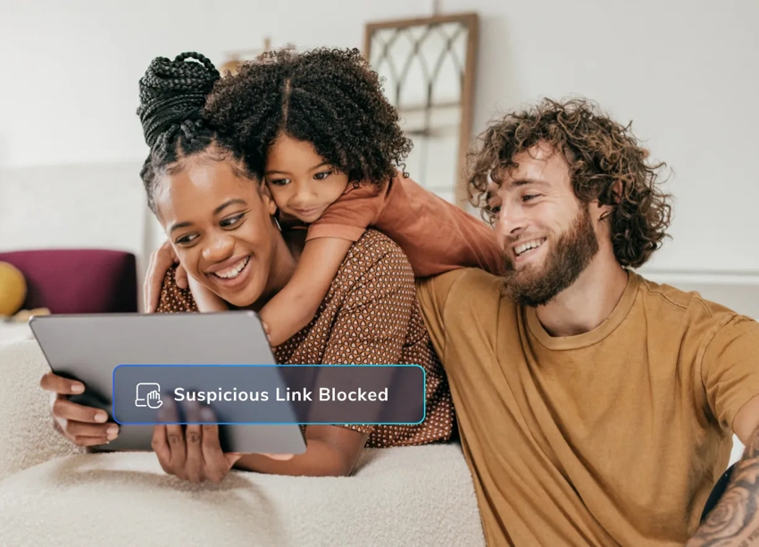 Unsafe link protection desktop