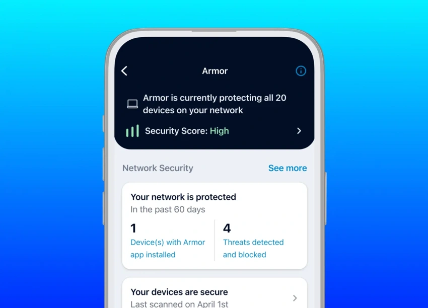 Security score desktop