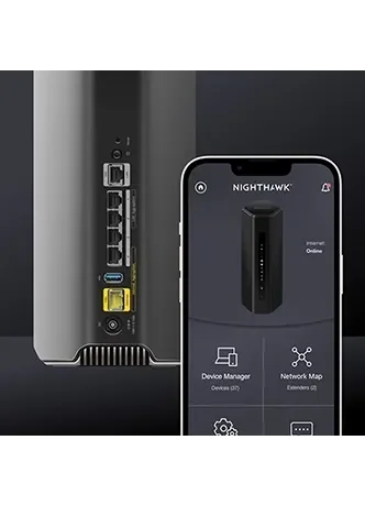 WiFi 7 Router, Tri-Band with 2.5Gbps Port - RS500 - NETGEAR