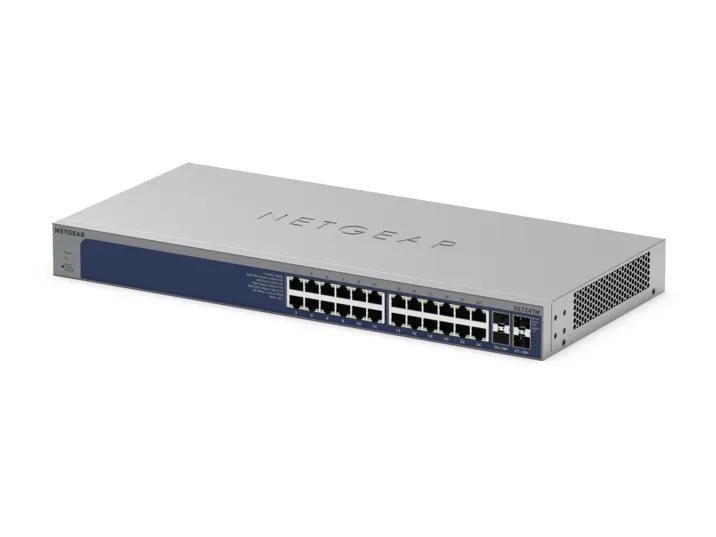 10G SFP+×4ポート搭載 10G/マルチギガビット24ポート スマートスイッチ