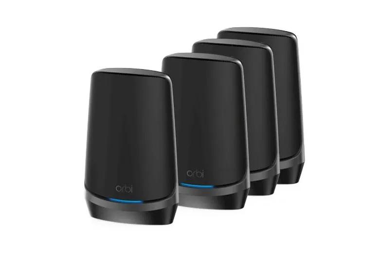 Orbi RBKE964B WiFi 6E Mesh System 4-Pack 960 Series Black Edition