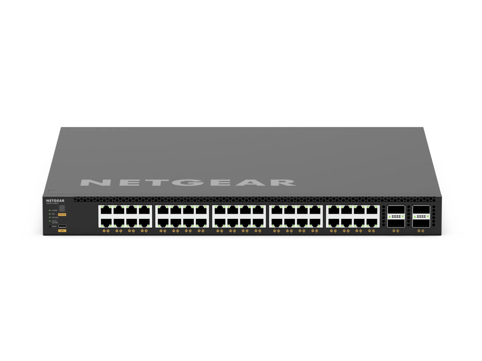 XSM4344C 44-Port Multi Gig & 4x QSFP28 Switch - NETGEAR AV M4350