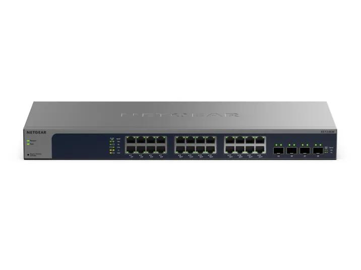 24-Port 10G/Multi-Gigabit Ethernet Easy Smart Managed Switch with 4 Dedicated 10G SFP+ Ports