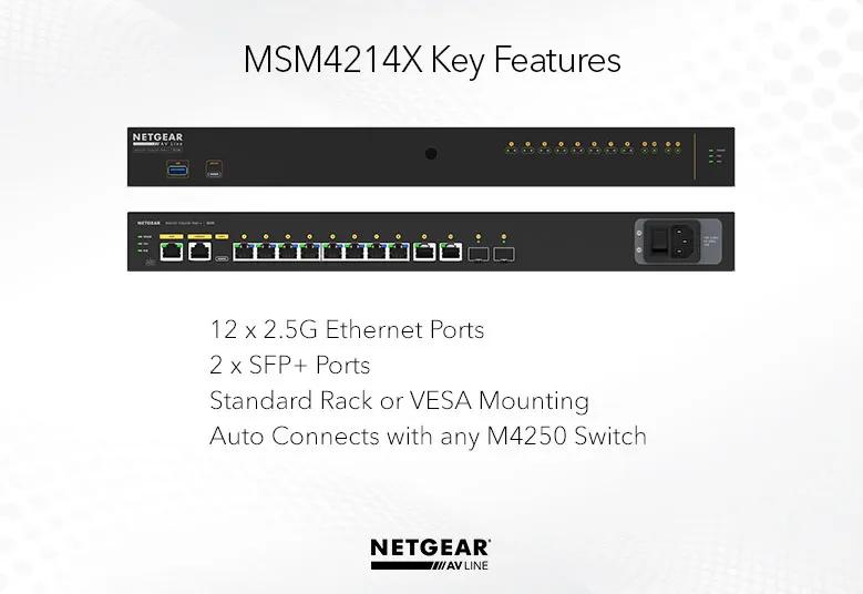AV Line M4250マネージド有線スイッチ - GSM4214X | NETGEAR