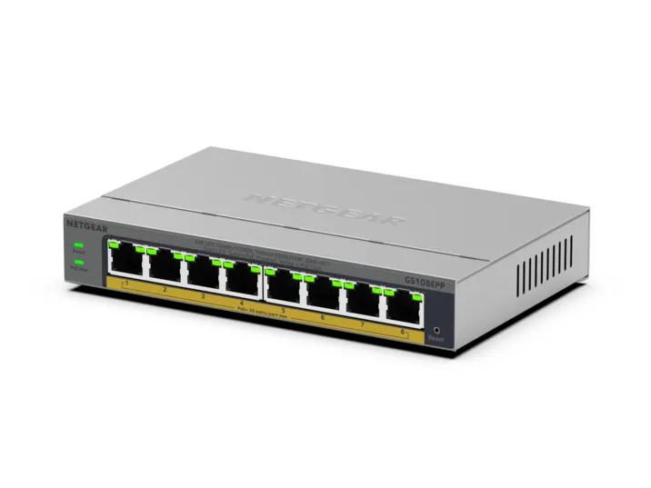 8-Port Gigabit Ethernet PoE+ Easy Smart Switch (120W)