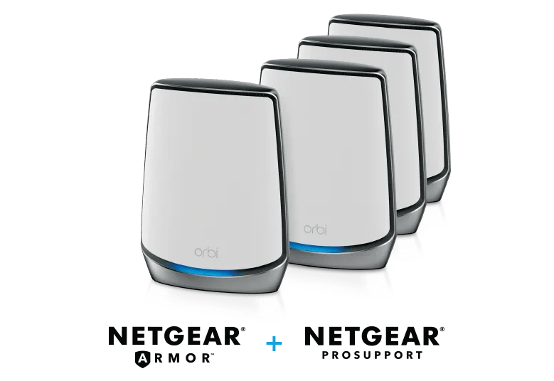 Orbi RBK854 WiFi 6 Mesh System 4-Pack Orbi 850 Series | NETGEAR