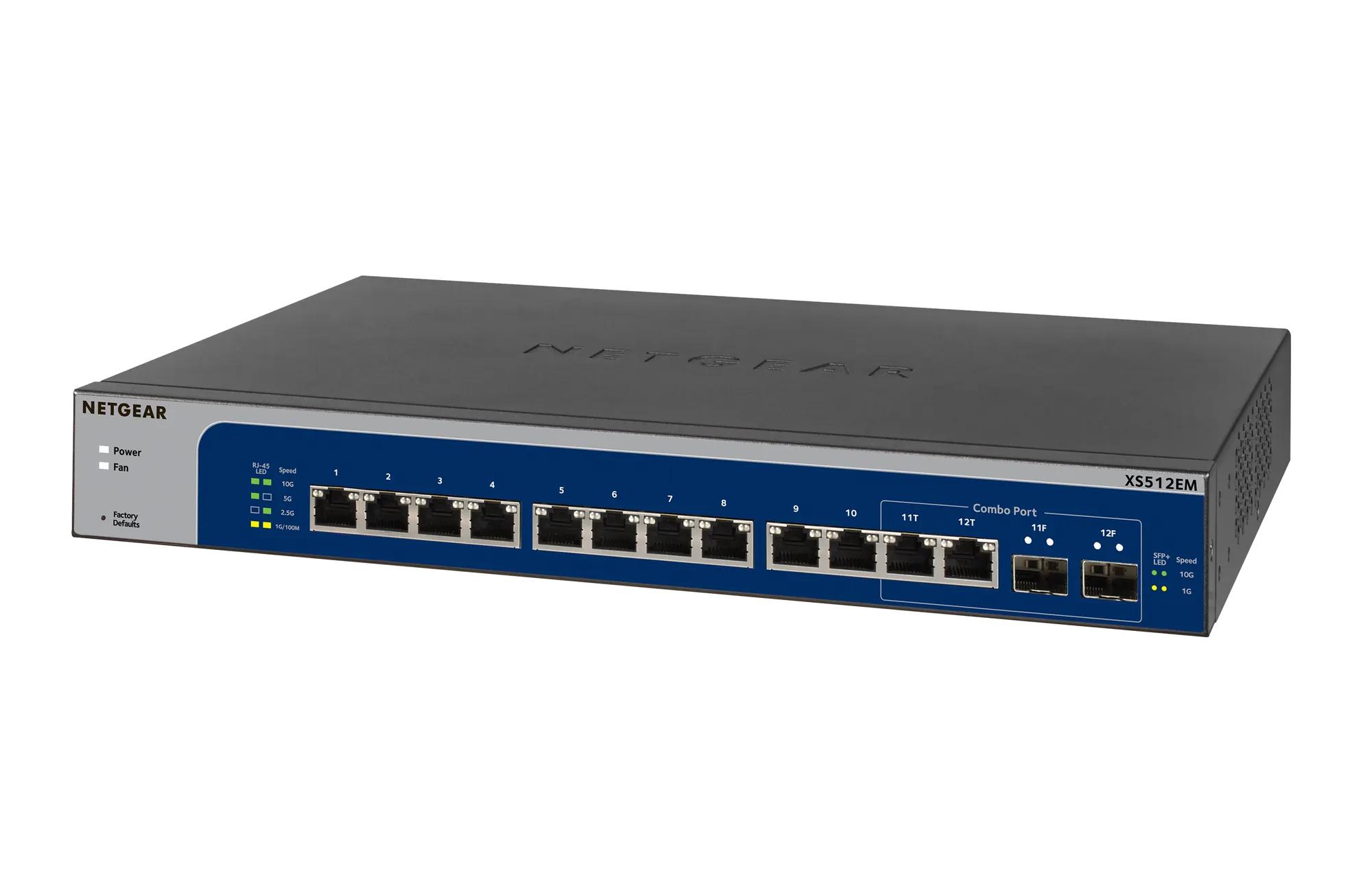 12-Port 10G/Multi-Gigabit Easy Smart Managed Switch