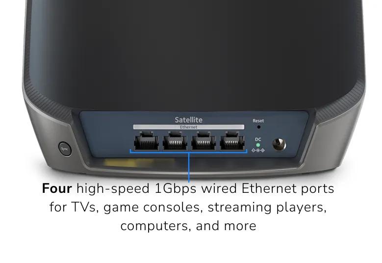 RBS860B - Tri-Band Mesh | Black edition | WiFi 6 System | NETGEAR