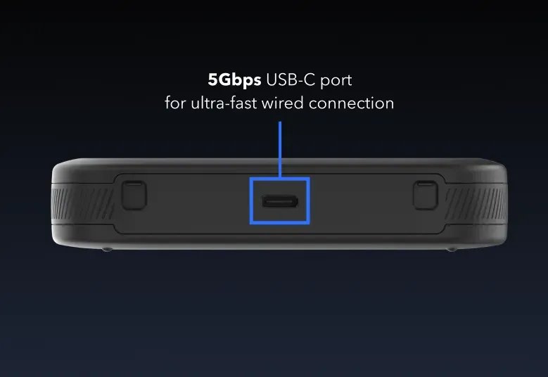 Nighthawk M3 5G WiFi 6 Mobiler Hotspot-Router, offen (MH3150)