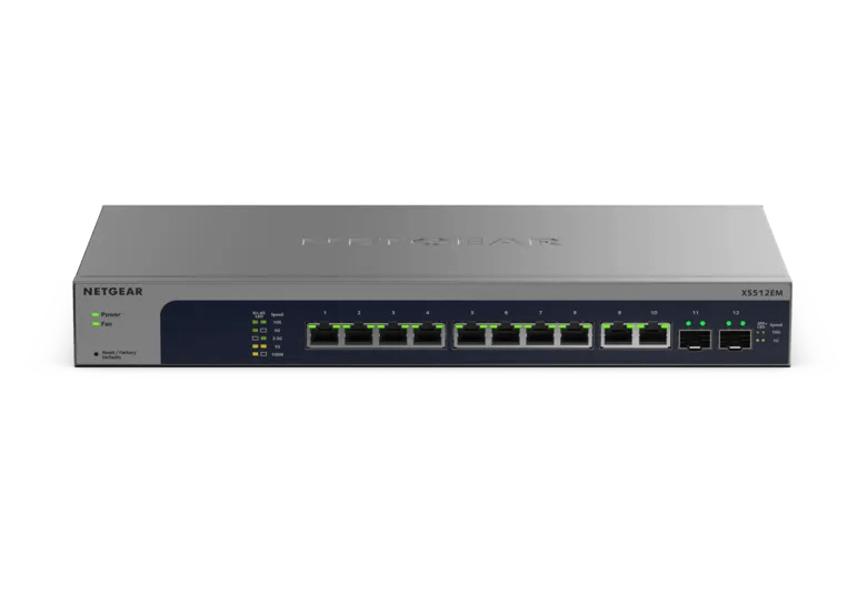 12-Port 10G/Multi-Gigabit Ethernet Easy Smart Managed Switch with 2 10G SFP+ Ports