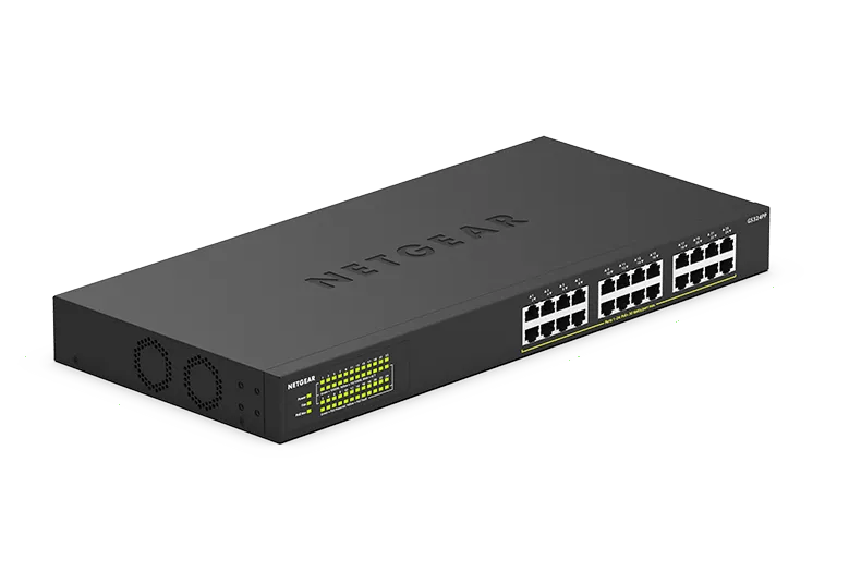 24-Port Gigabit Ethernet Unmanaged PoE+ Essentials Switch with 16-Ports PoE+ (190W)