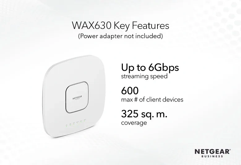 AX6000 Tri-Band PoE Multi-Gig WiFi 6 Access Point