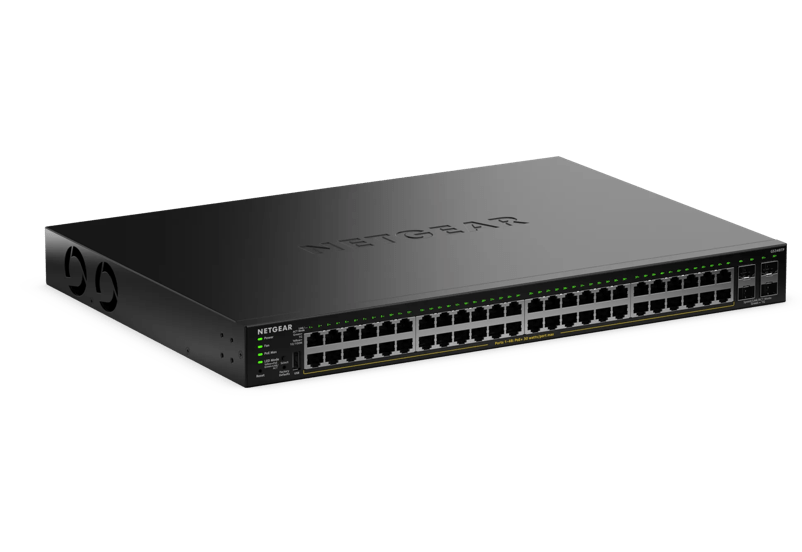 48-Port Gigabit Ethernet PoE+ Smart Managed Essentials Switch with 4 Dedicated SFP Ports (380W)